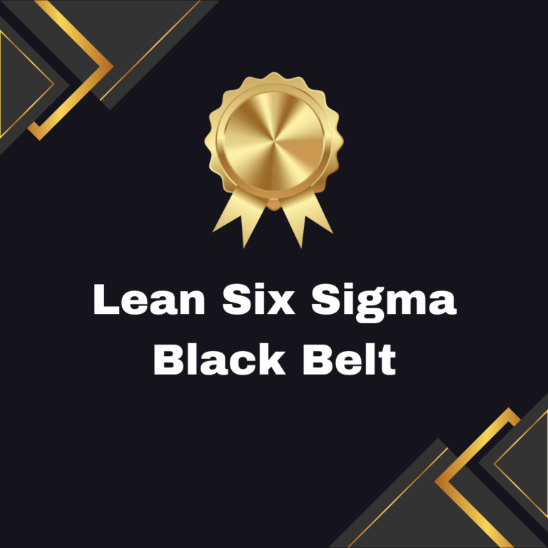 Lean Six Sigma Black Belt E-Learning | Kaizense Academy of Learning and ...